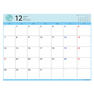 スケジュール表12月　月曜始まり