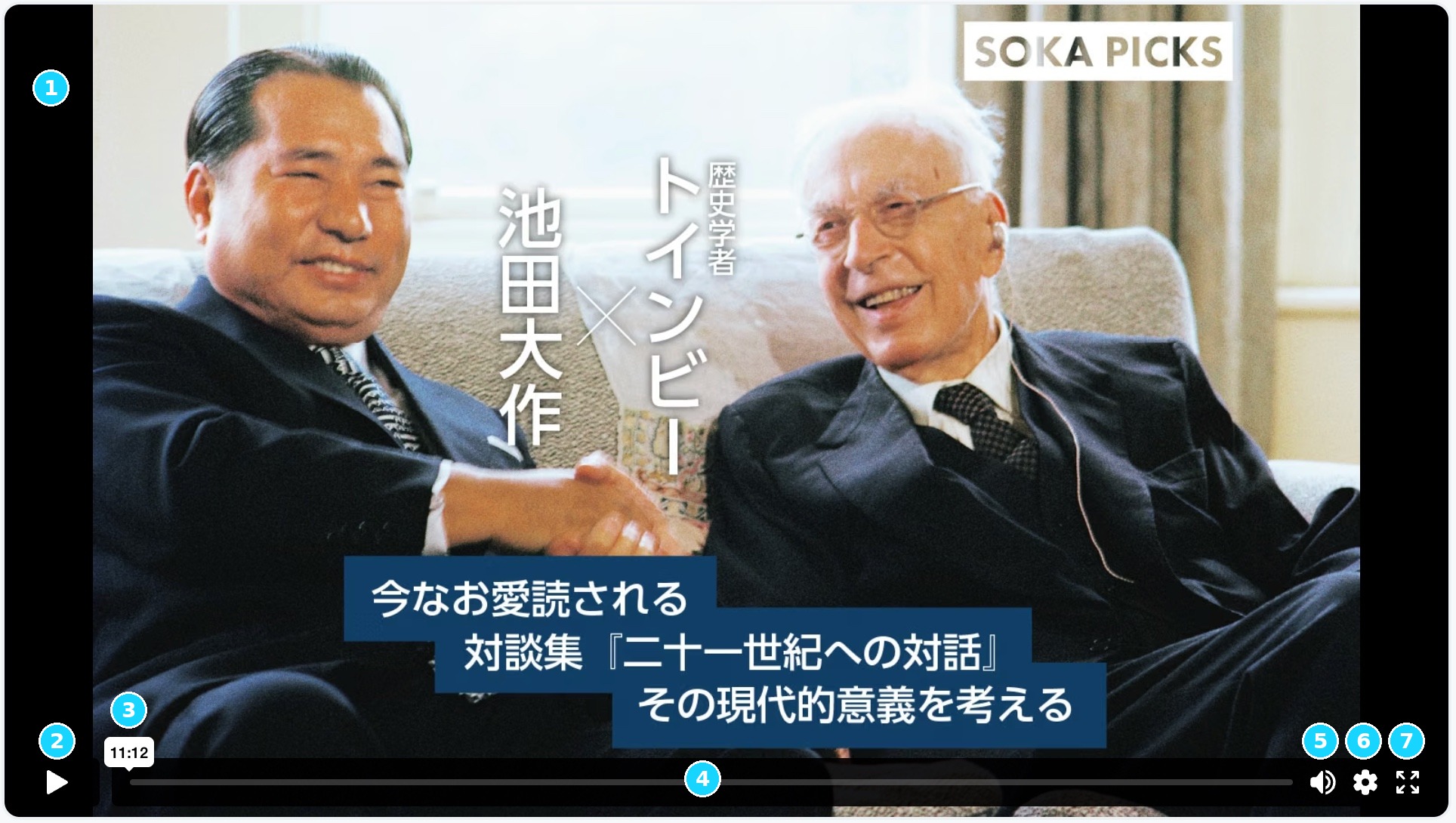 動画プレイヤーの操作方法